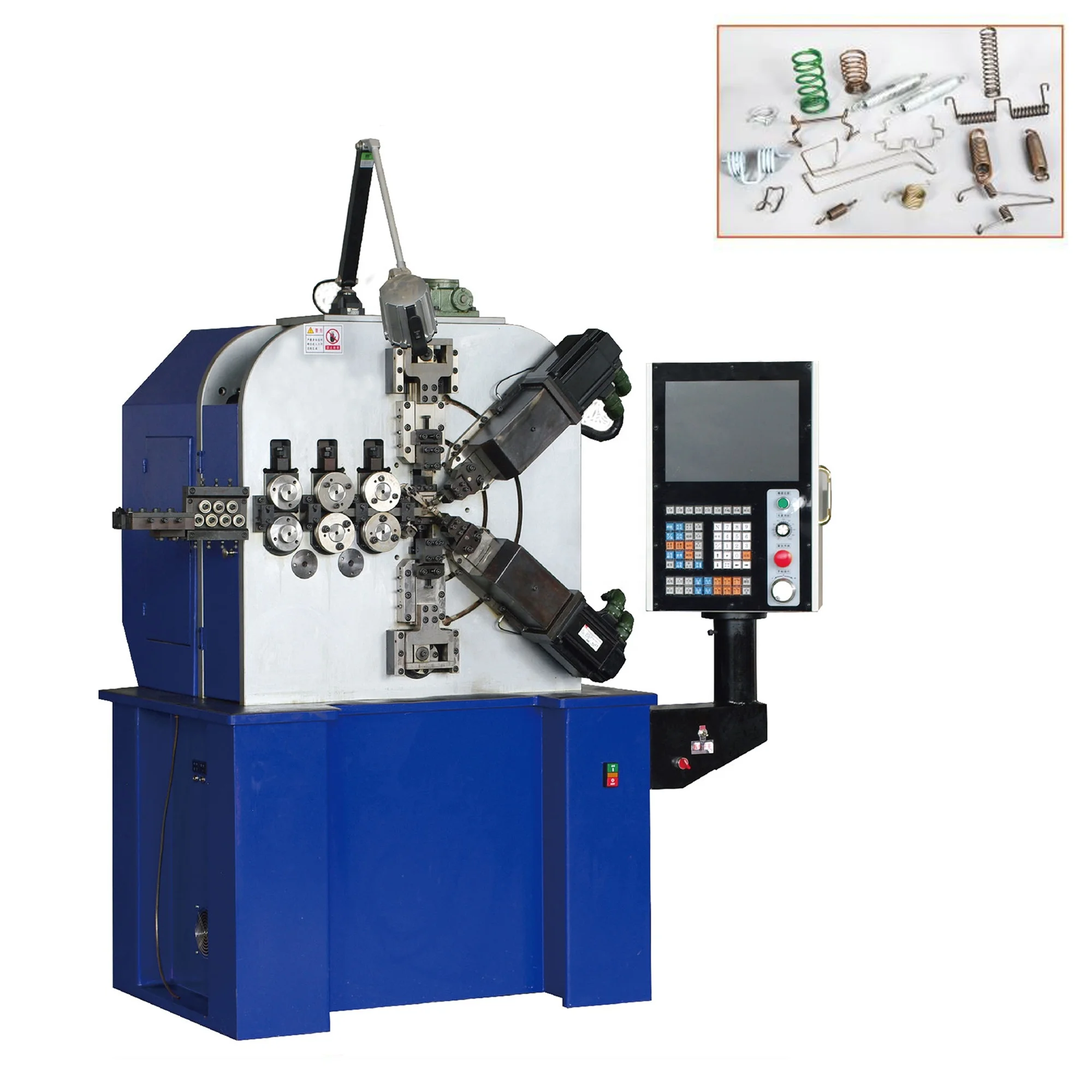 High Quality 6 Axces Wire Diameter 1.5-4.5mm CNC Compression Spring Coiling Machine Spring Making Machine Wire Forming Machine