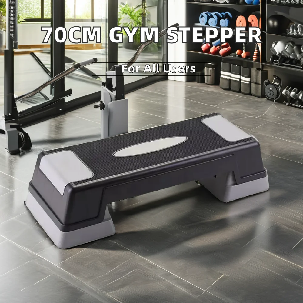 70cm Professional Gymnastics Yoga Exercise Trapezoid Fitness Stepper Aerobic Gymnastics Exercise Equipment ABS Stair Steppers