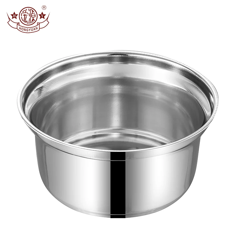 Wholesale home kitchen cookware metal sauce pot stainless stew inner pot
