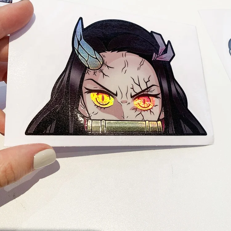 Водонепроницаемая виниловая наклейка с тиснением логотипа