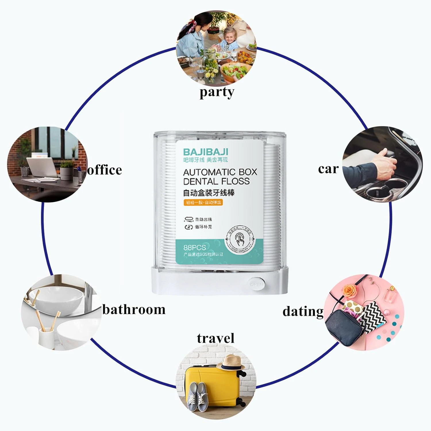 OEM factory custom private label automatic dental floss dispenser