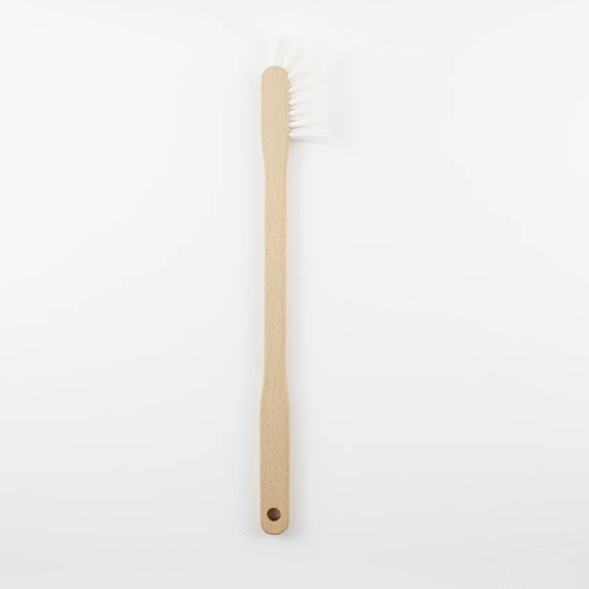 Прямая продажа с фабрики, щетка из Букового дерева с длинной ручкой, нейлоновая щетка, щетка для стекла, щетка для чистки бутылок