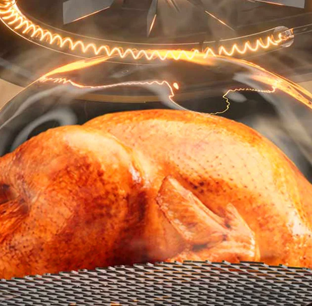 Factory price 220V 1200w electric digital air fryer 3.5L household office nonstick mini air fryer