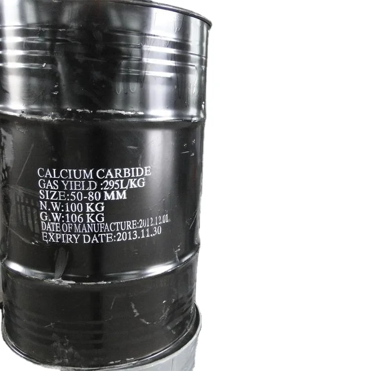 Calcium Carbide 25-50mm Min Gas Yield 295l/Kg Size 50-80mm / Calcium Carbide bulk sales