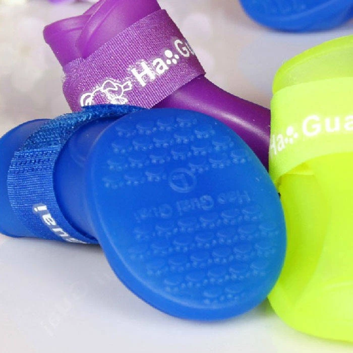 Outdoor Waterproof rubber pet shoes