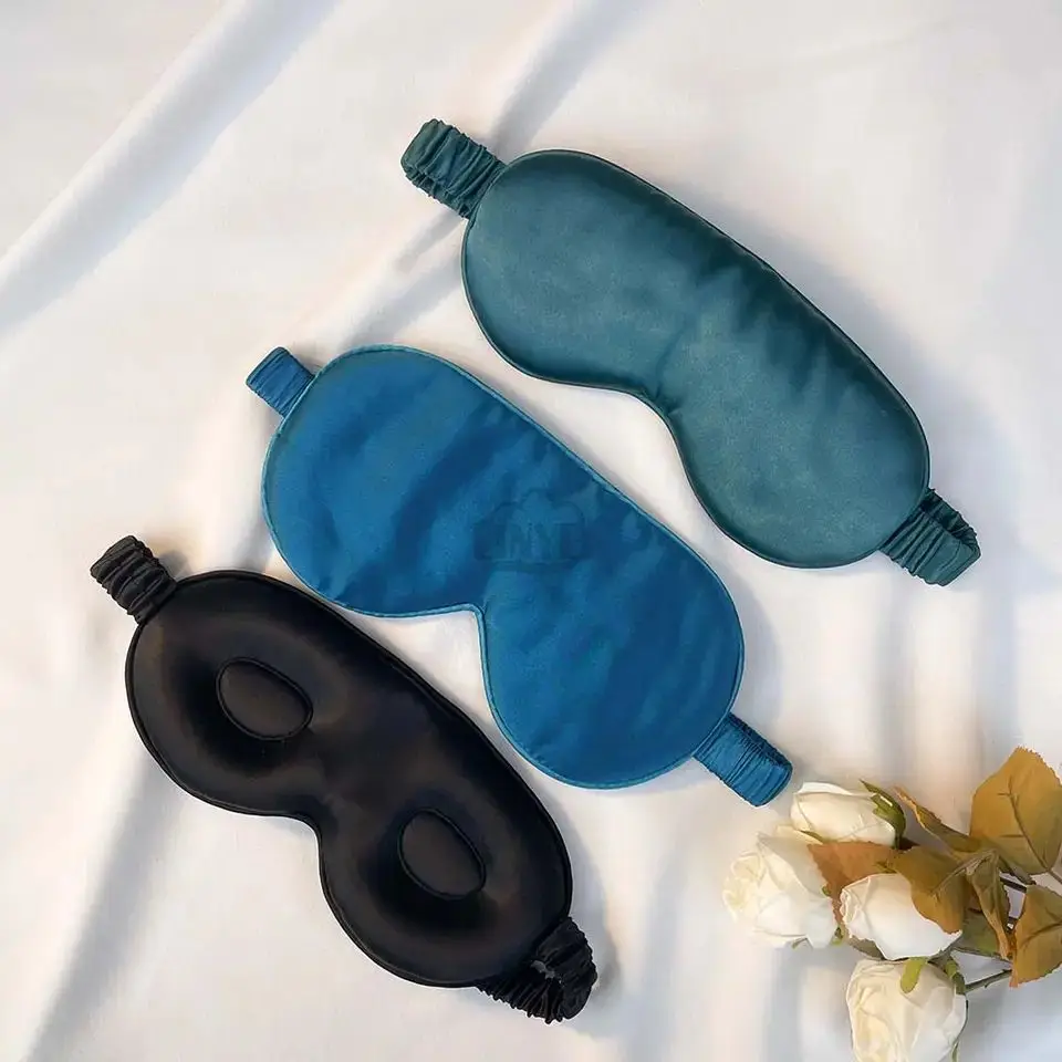 Wholesale 3D Design Silk Contour 100% Natural Silk Sleep Mask