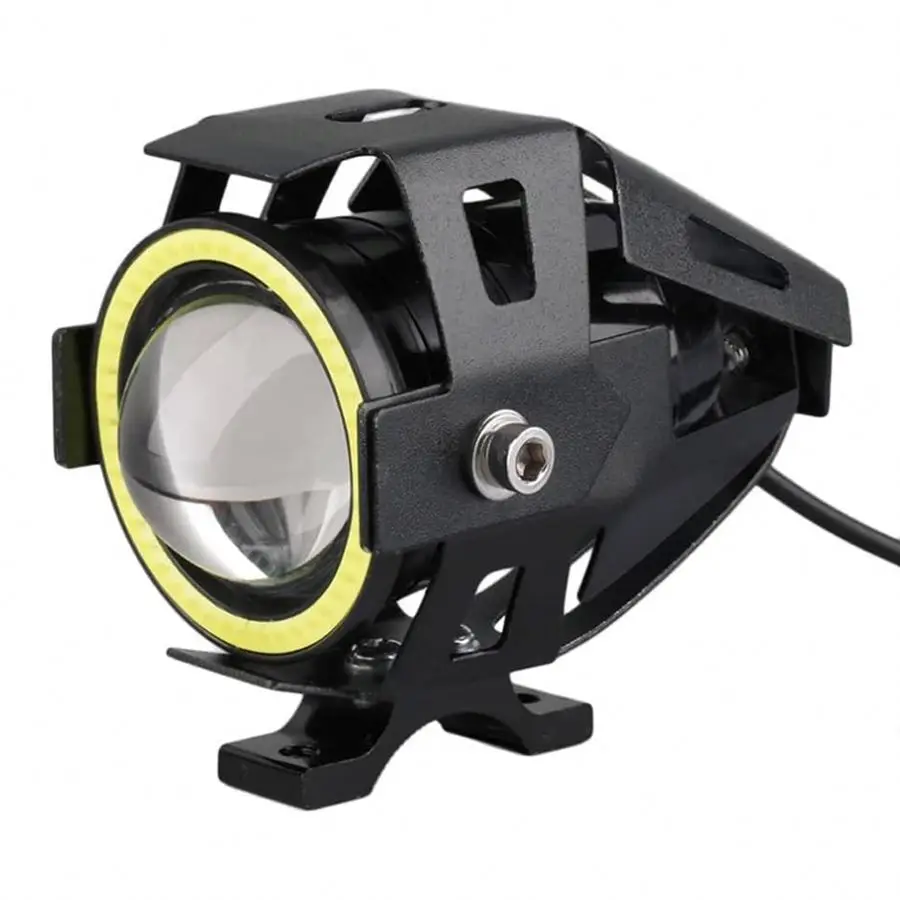 High quality Motorcycle Bike Head safety spotlights LED warning light for Off-Road headlight 6500k