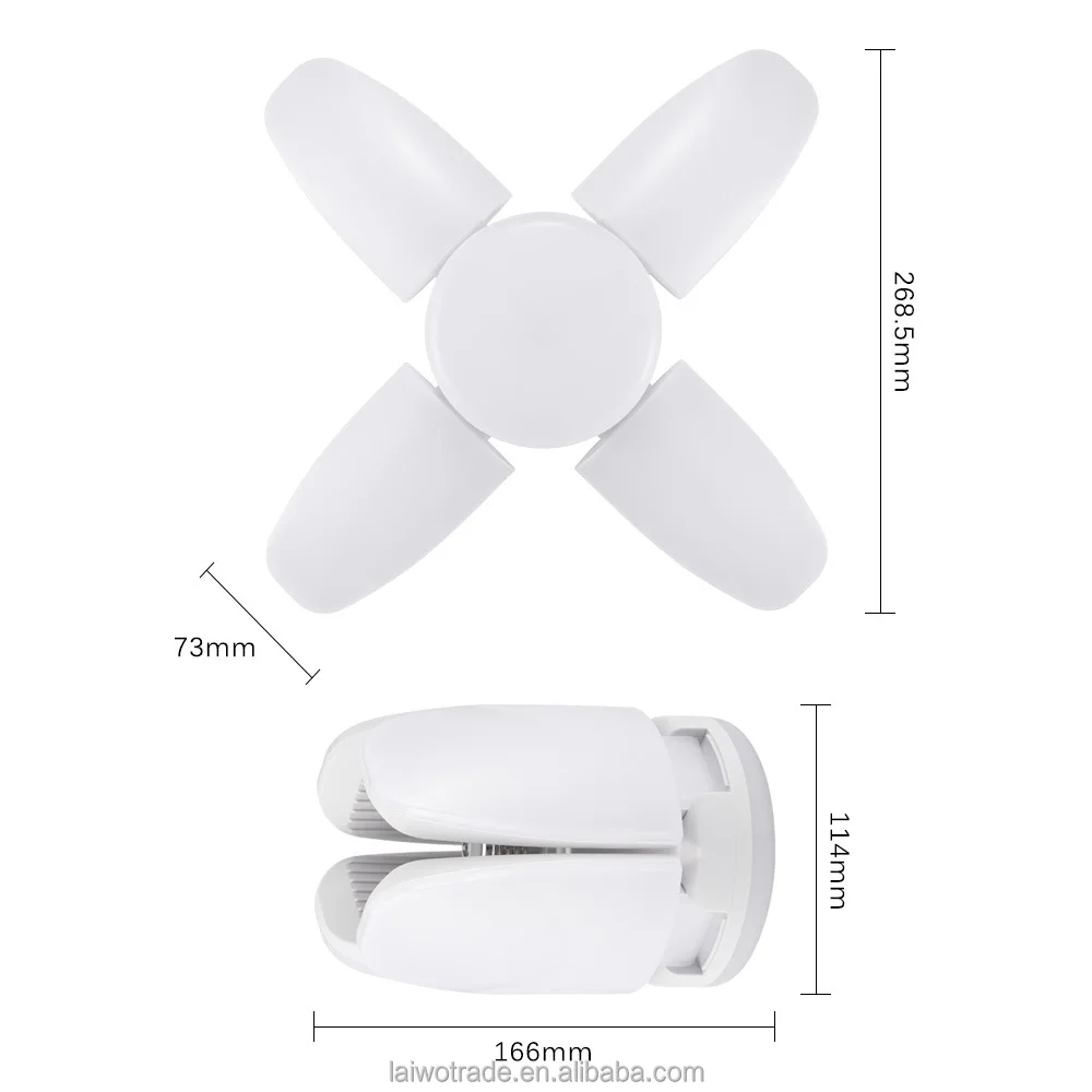 Led ceiling fan lamp four blade dark wood ceiling fan with light decorative lighting ceiling fan