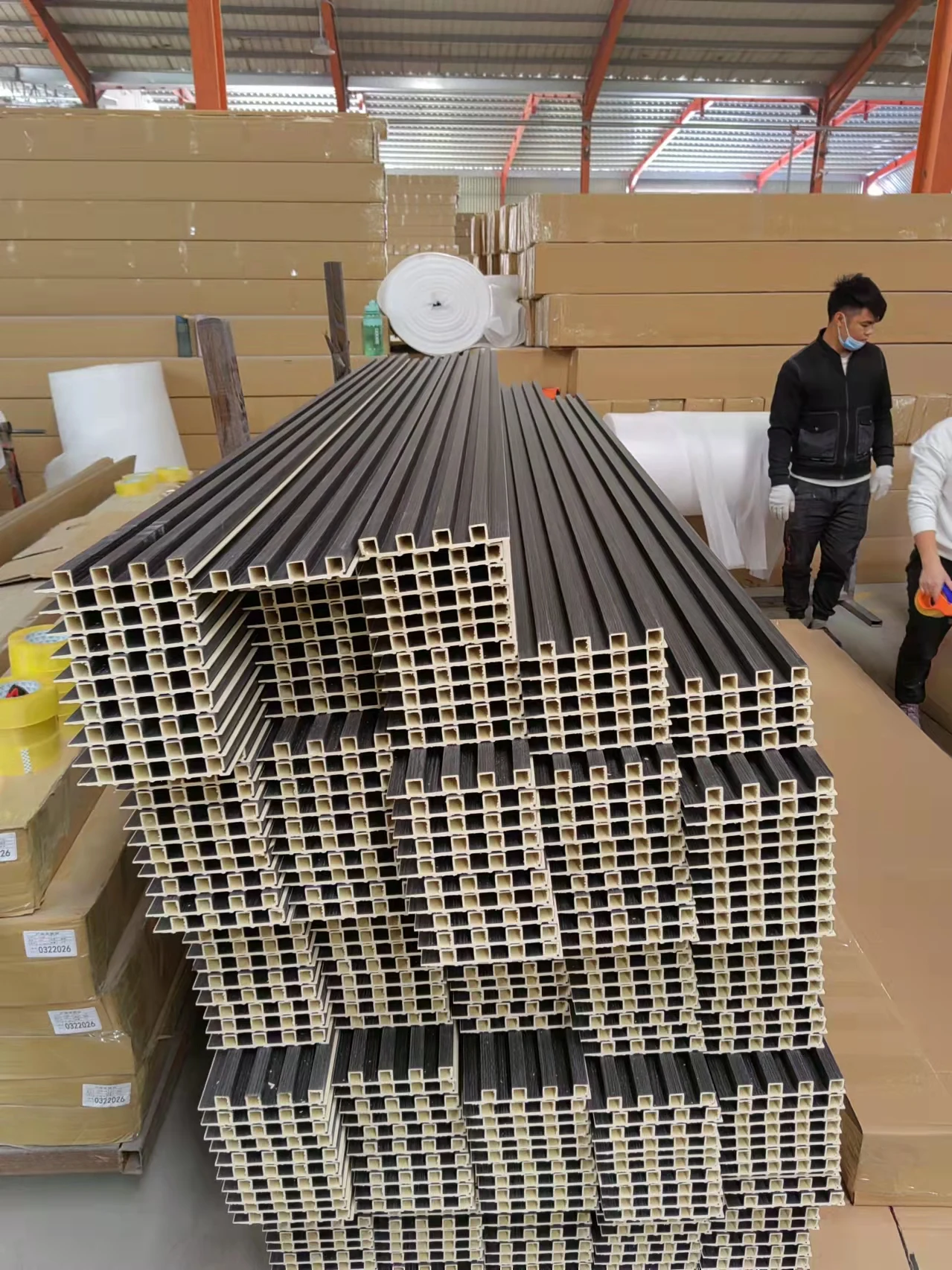 new arrival high strength engineered structural clear wood plastic composite WPC wall panel