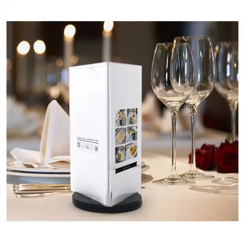 Acrylic 3-Sided Table Tent Menu Holder 5x7 in Bulk (Pack of 20)