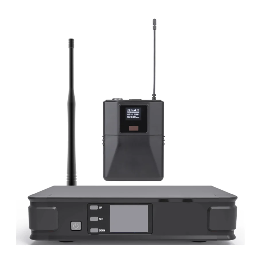 Shock mounting sg40 stereo wireless in ear monitor system