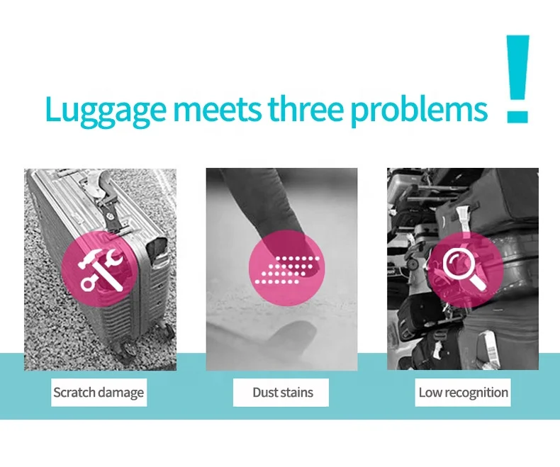 bag accessories wholesale suitcase protector elastic thick travel thick and stretchy luggage cover