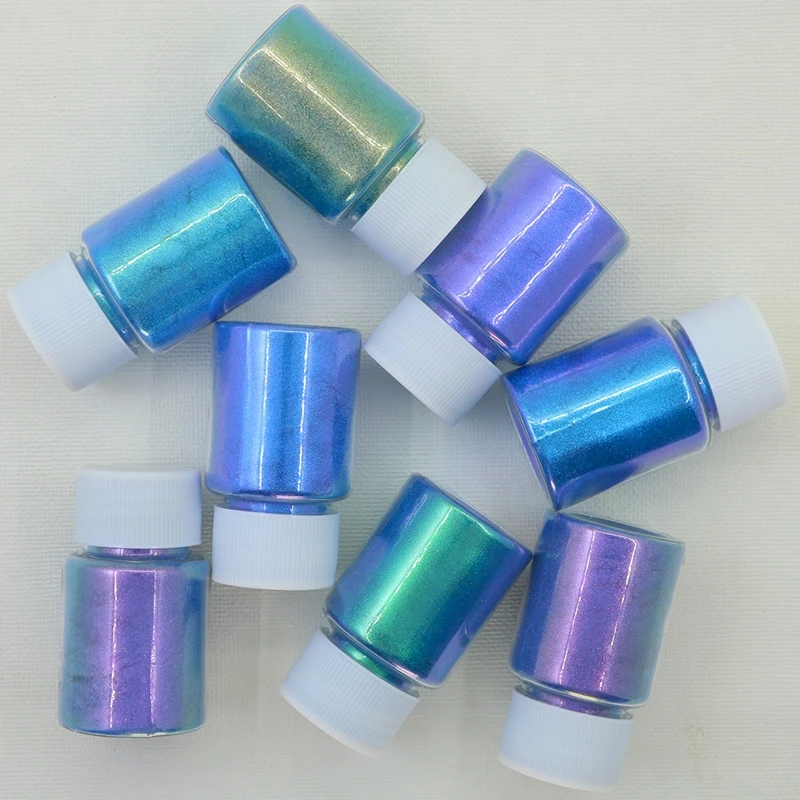 hot selling cosmetic mica high lighting pearl loose chameleon glitter eyeshadow pigment powder