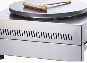 Stainless Steel Tabletop Pancake Snack Food Equipment Commercial Gas Crepe Maker Machine