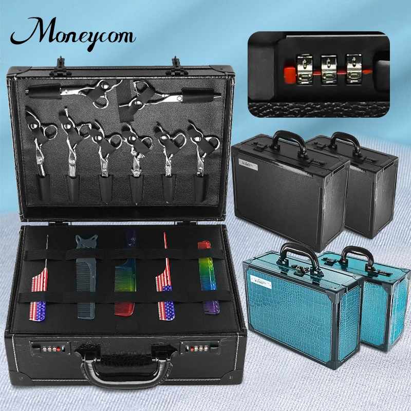 Professional Anti Theft Tool Bag Barber Carrying Case Salon Hair Cutting Grooming Kit Storage Organizer for Clippers MC-17