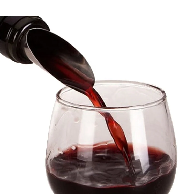 Promotional food grade Stainless Steel Wine Pourer wine stopper