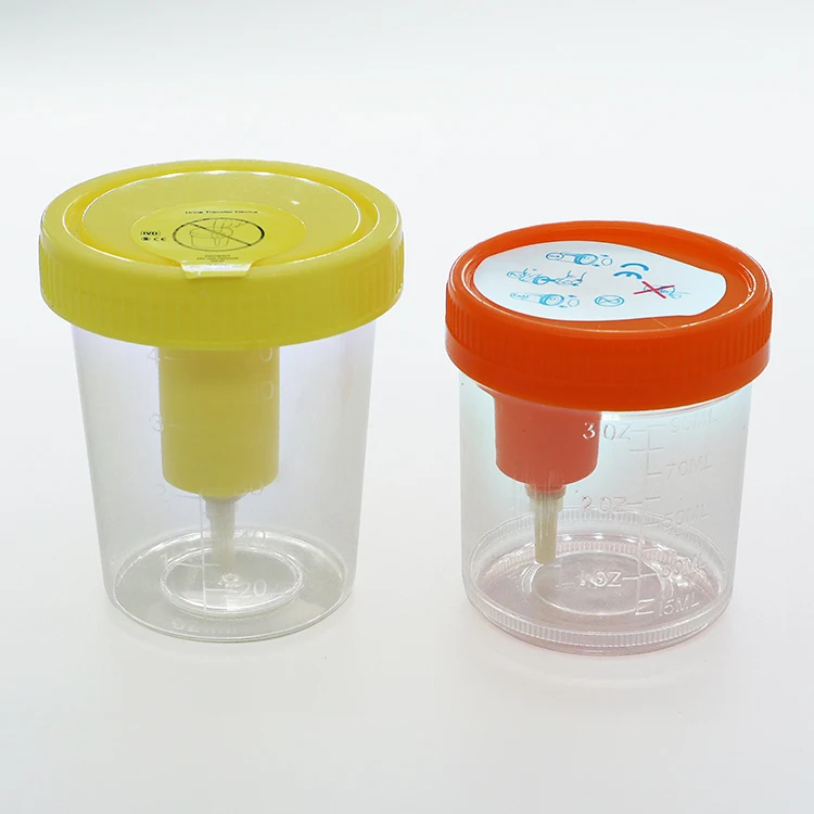 EO sterile yellow cap vacuum urine container 120 ml with 5ml urine tube