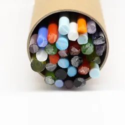 Handmade high quality coe approx 90 glass rods for fusing 1kg