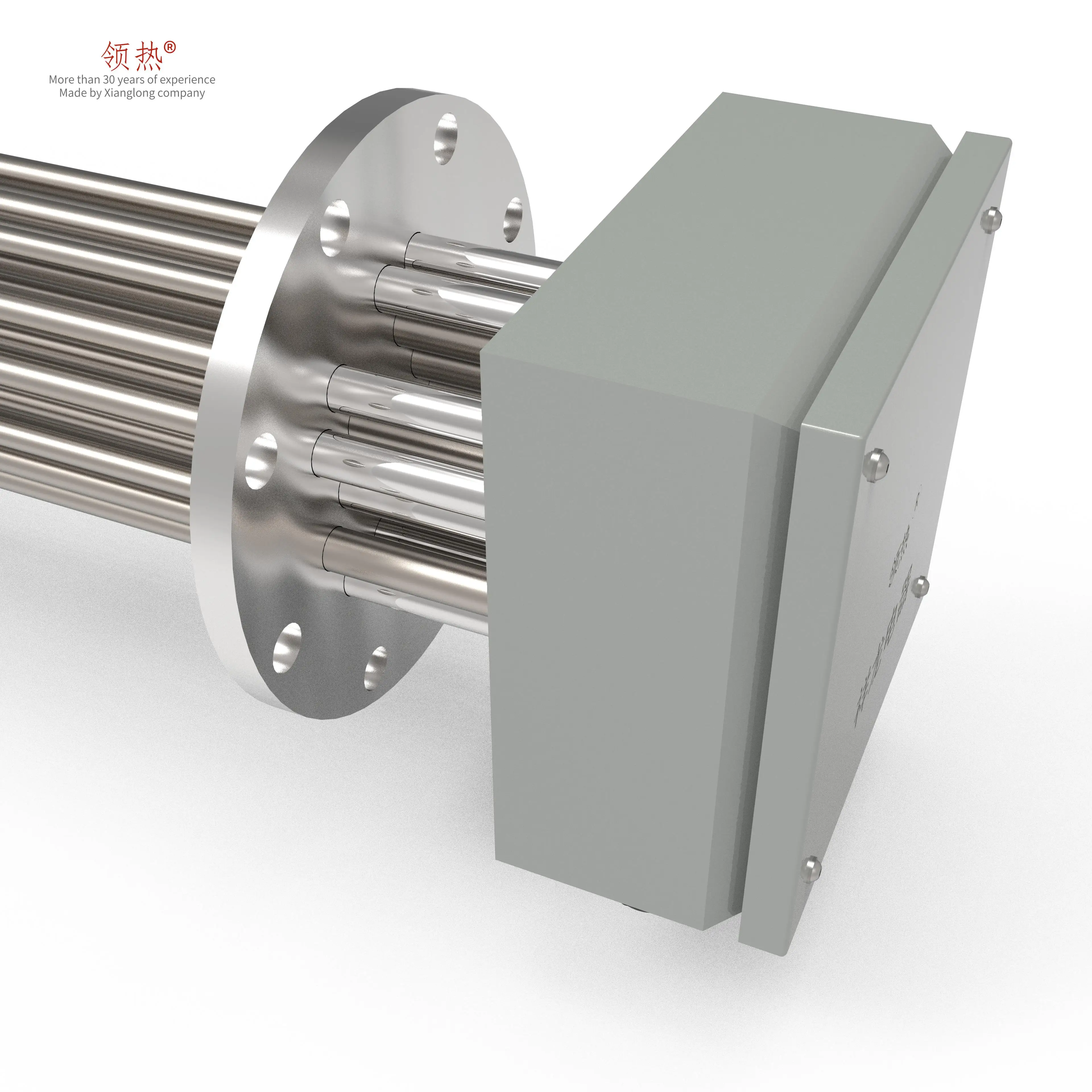 High Quality Hot Sale DN125 40kw Flanged Immersion Industrial Electric Nitrogen Heater