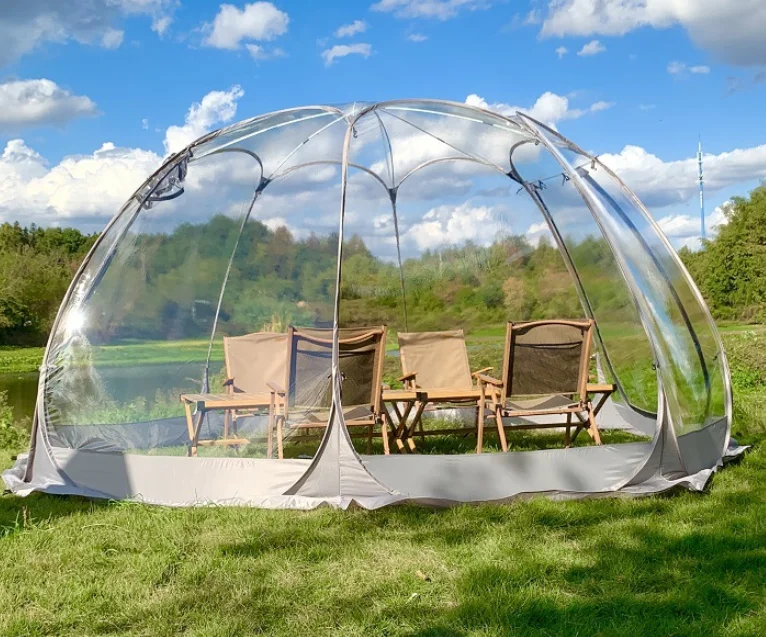 single couple  famliyTents For Sport Events game watch ice fishing mobile portable pop up transparent spray tanning tent