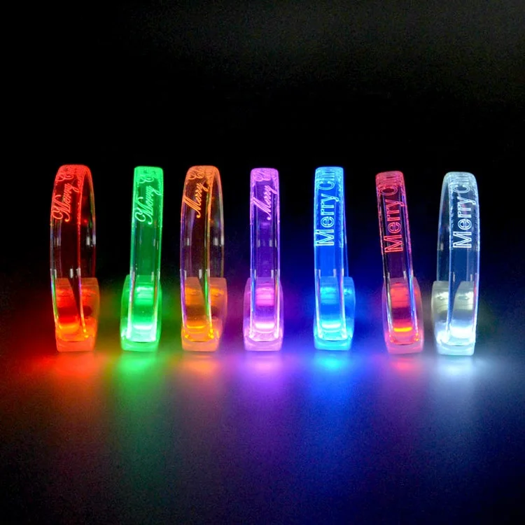 Best Selling Cheap Items 3 Flashing Modes LED Slap Glow Bracelet For Camping