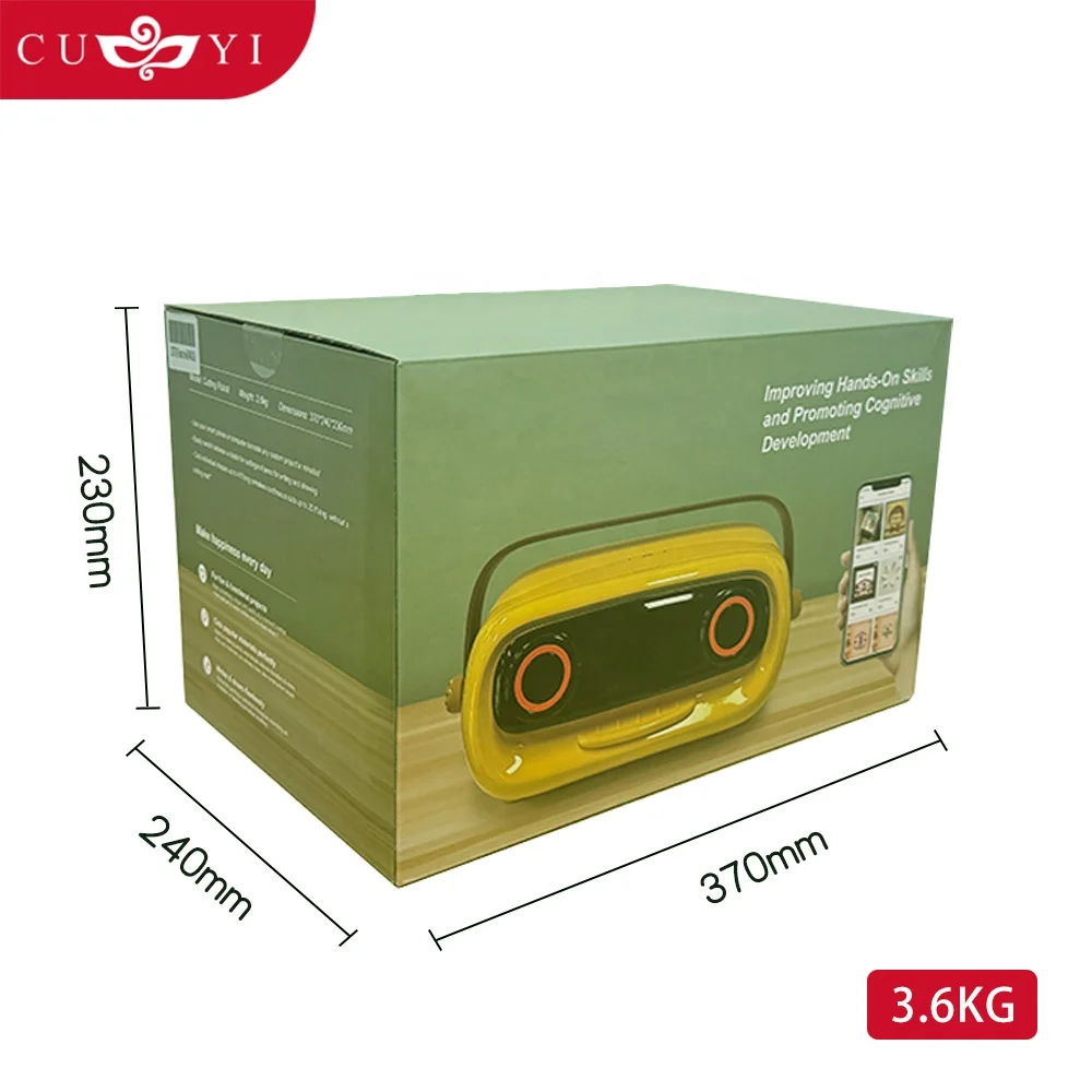 CUYI mini plotter cutting machine A5 size yellow cute vinyl cutting plotter for sticker paperboard vinyl plotter