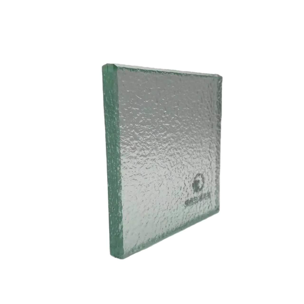 China Manufacturer Decorative Flat Thin Panel Tempered Toughened Laminated Crystal Solid Pear Patterned Glass