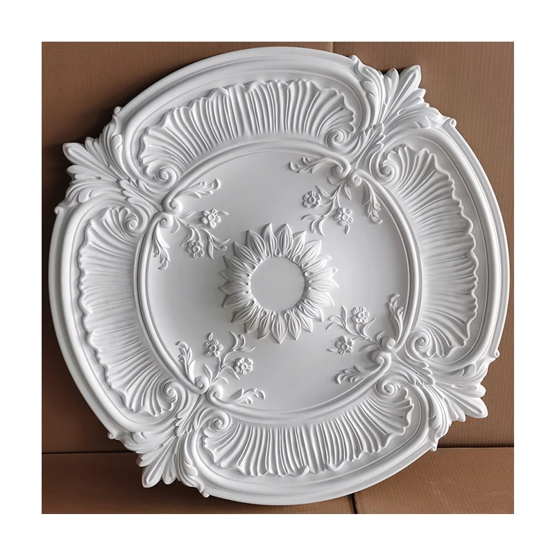 Most popular PU moulding cornice polyurethane ceiling medallion flower moulds