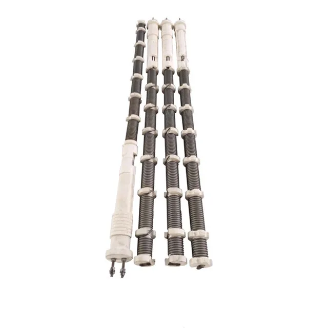 Application of high temperature ceramic rack spiral radiant tube heater in industrial furnace