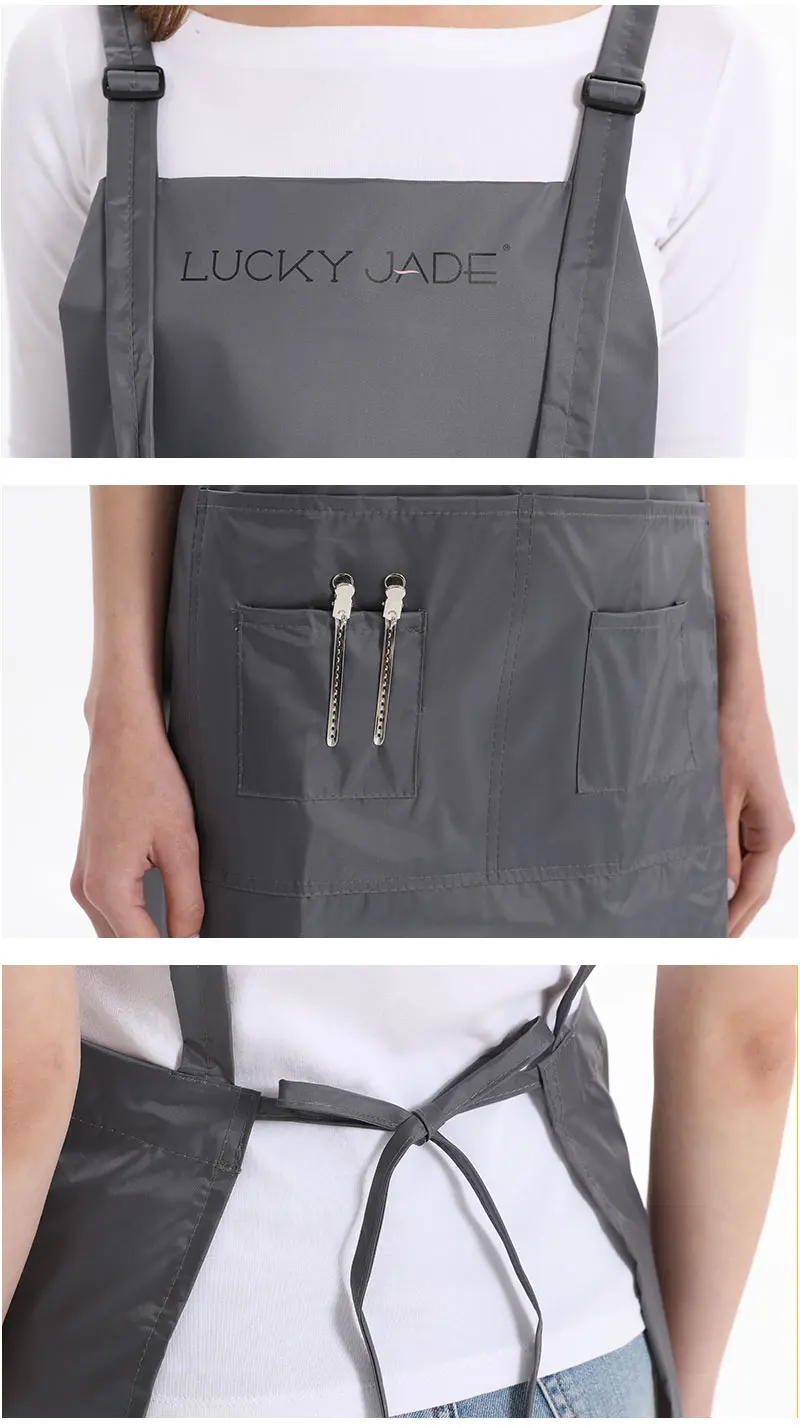 Wholesale Custom Logo Hairdresser Salon Apron - Perfect for Barbershops or Promotional Events 5B1