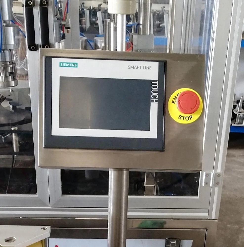 High speed automatic labeling machine for round bottle stickers