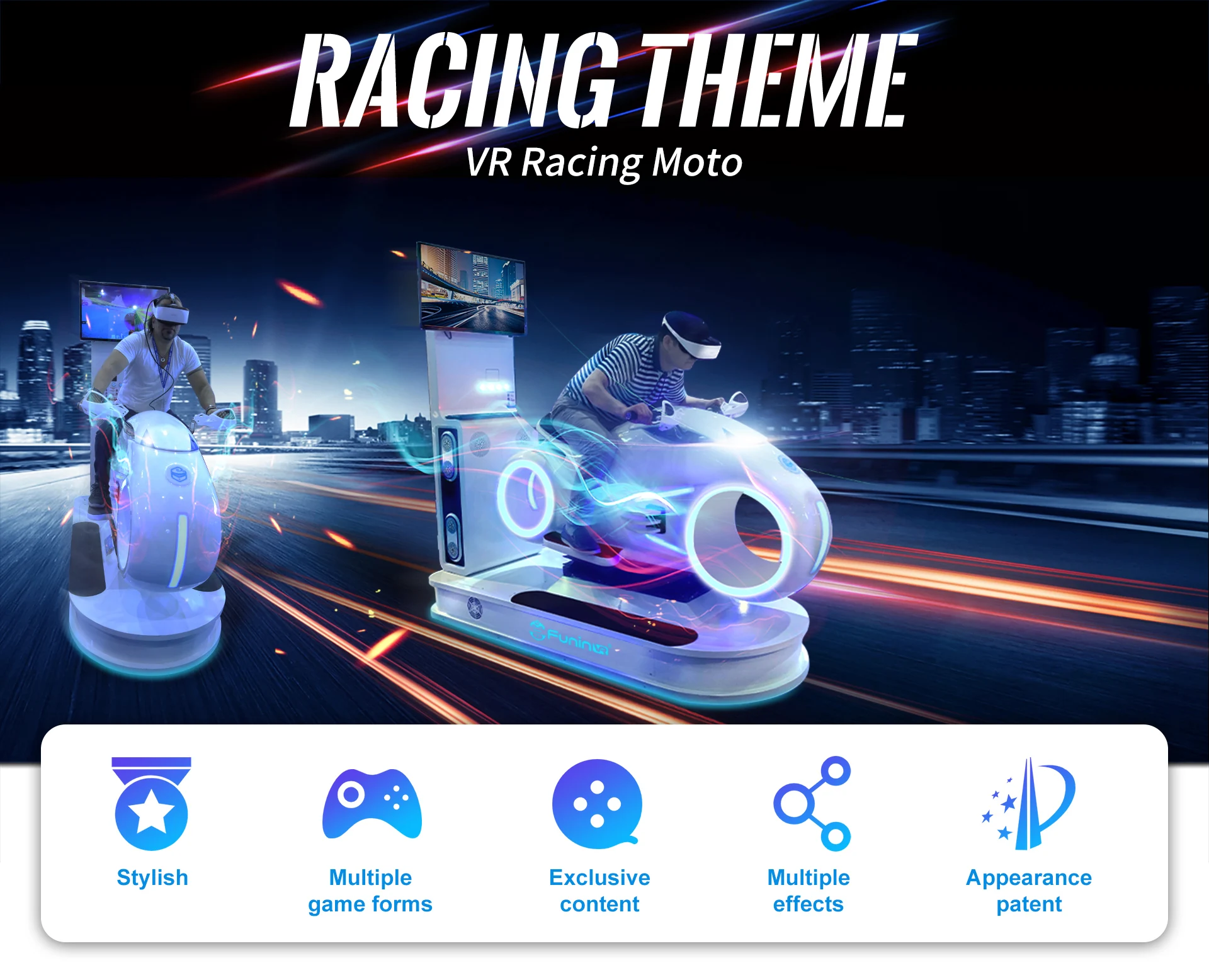 VR поставщик 9d развлекательная игра динамический Vr гоночный автомобиль симулятор оборудование парк мотоцикл машина