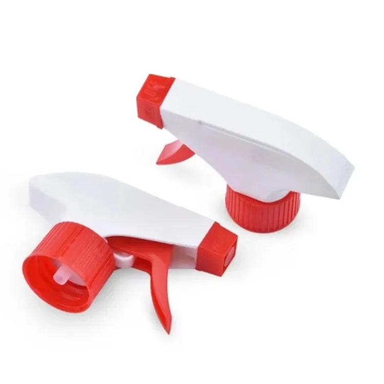 in stock low price 28mm white-red Plastic Trigger Sprayer head 28/410 pump sprayer trigger