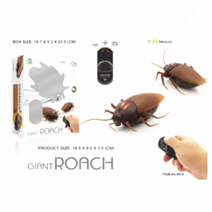 Novelty Gag Toy Simulation Insects Ladybug Flying Bee Cockroach Beetle Infrared RC Plastic Toy Remote Control Animal Pranks Toy