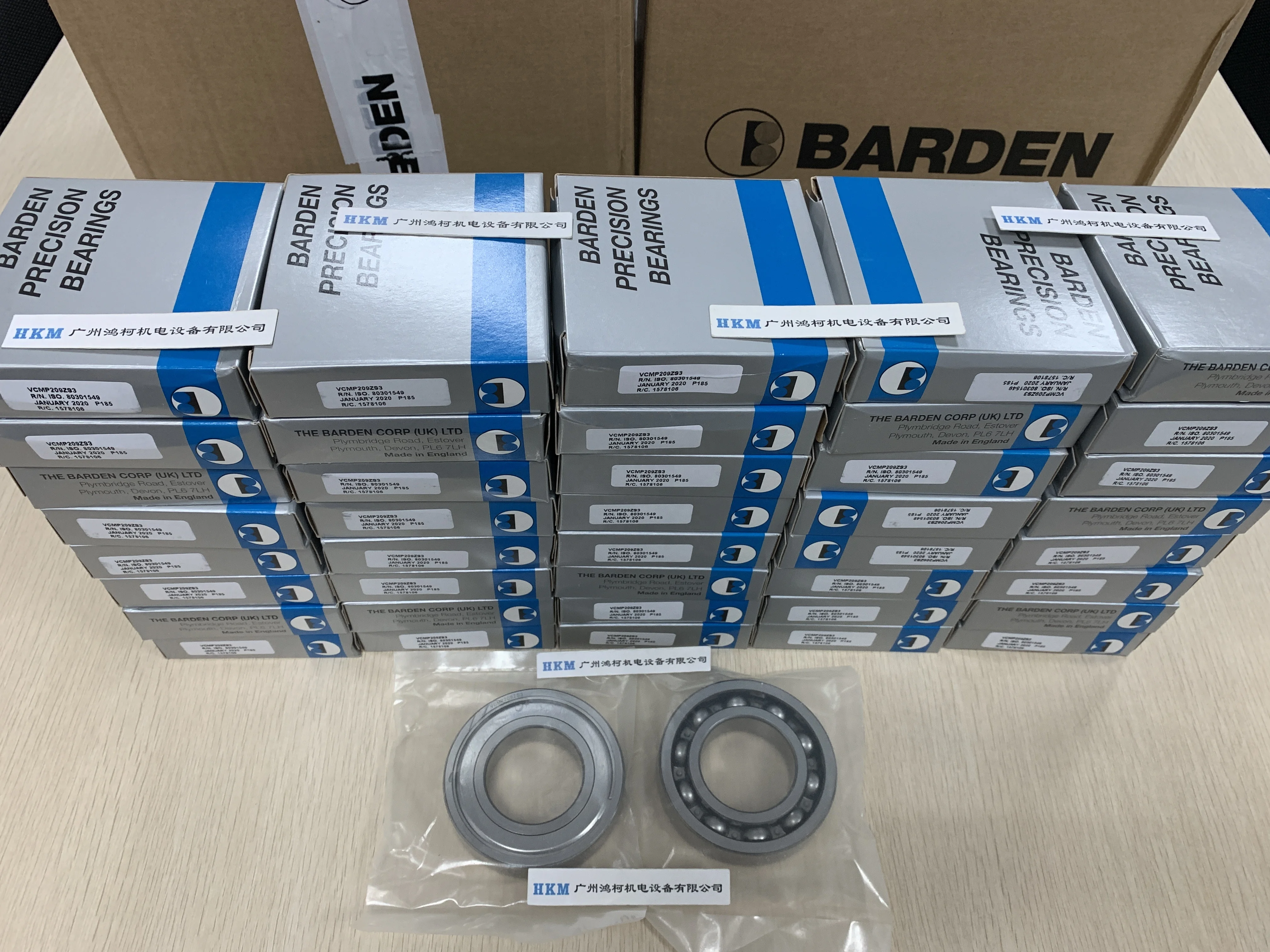 Подшипник BARDEN VCMP209ZS3 для сухого