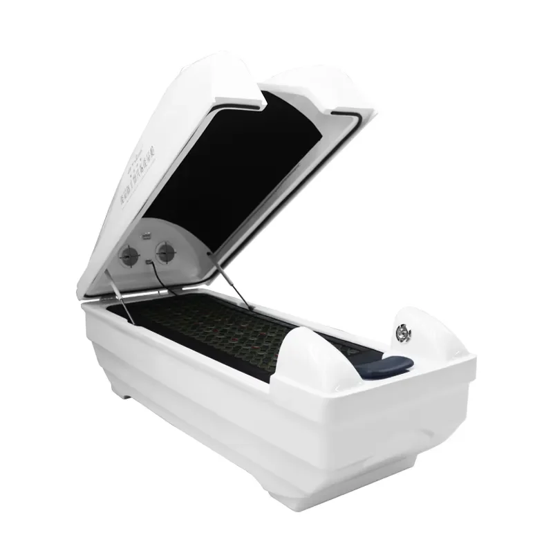 Full Body Spectrum Phototherapy Infrared Graphene Ozone PEMF Massage Spa Steam Capsule Sauna Bed Beauty Machine