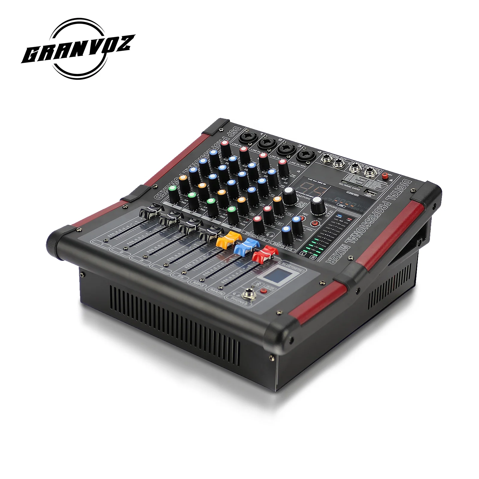 Усилитель музыкальный миксер dj звуковой 4