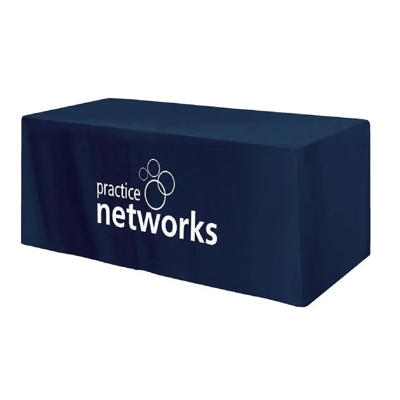 Promotion Custom 6ft Table Cloths Fitted Table Cover Dye sublimation8ft Stretched Tablecloth Trade Show Table Covers