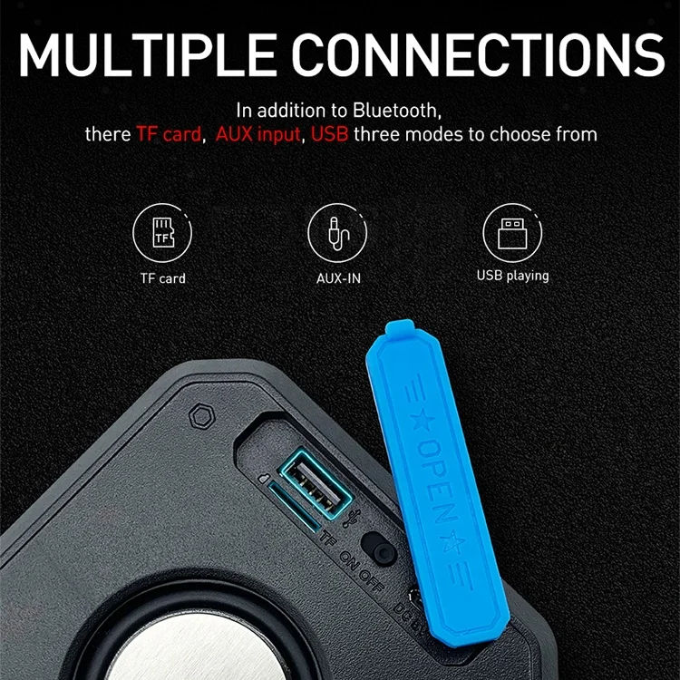 Мини-динамик, горячая Распродажа, беспроводной bluetooth светодиодный водонепроницаемый динамик