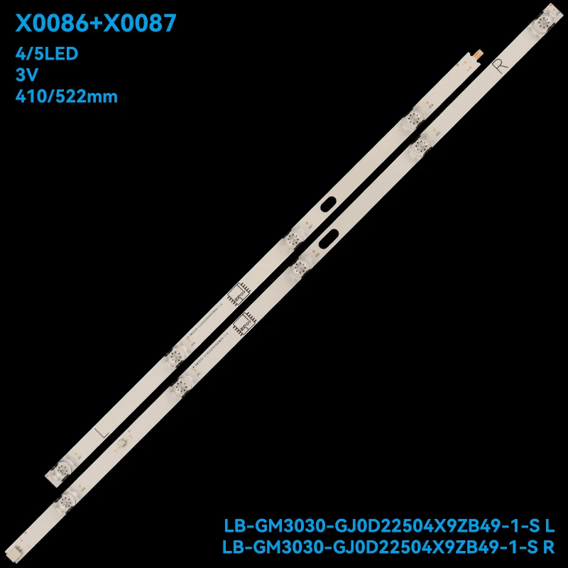 LED TV Backlight Lamp Strip Use For LB-GM3030-GJ0D22504X9ZB49-1-S L R  LB-GM3030-GJ0D22504X9ZB49-1-T S L50M5-5ARU LED Strips