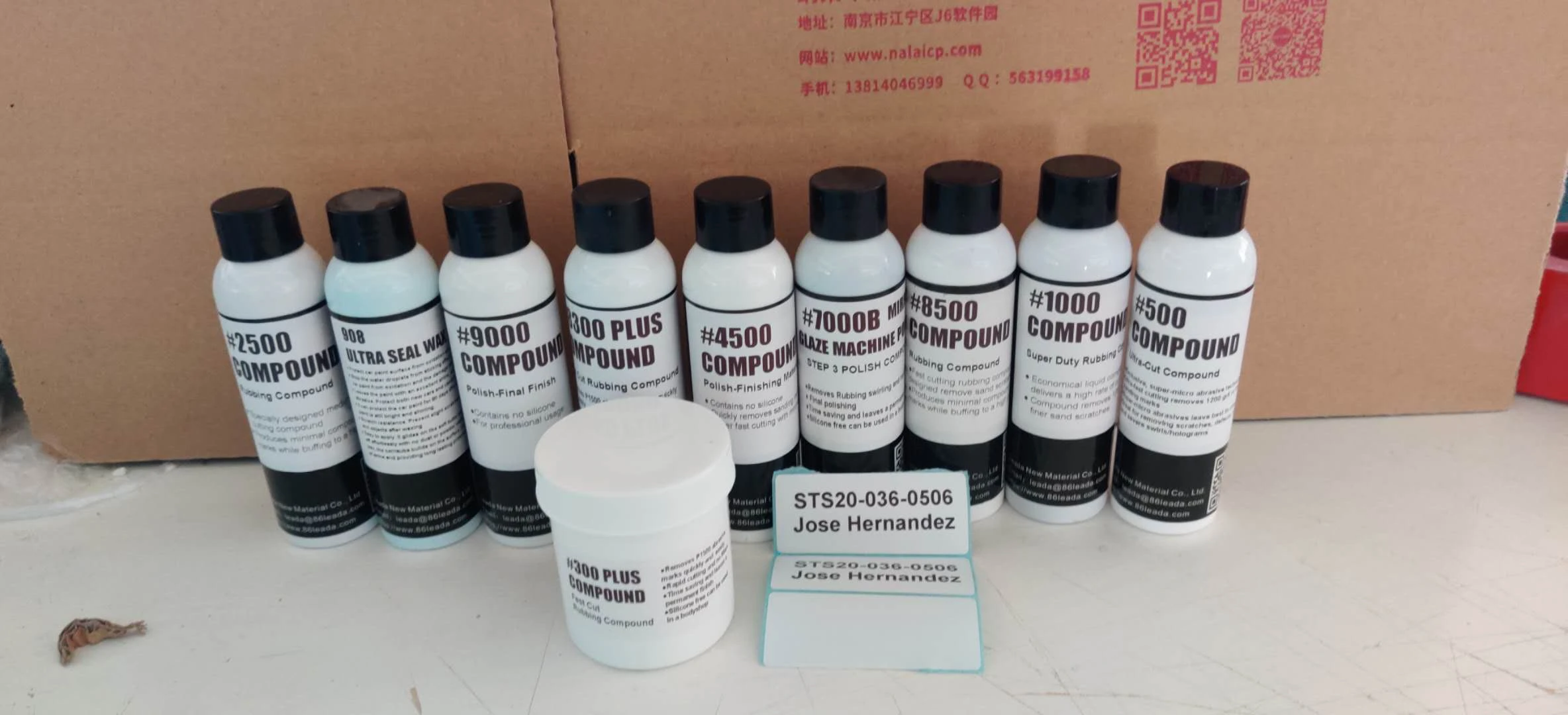 water based and Silicone Free polish compound rubbing compound for car paint refresh and paint correction
