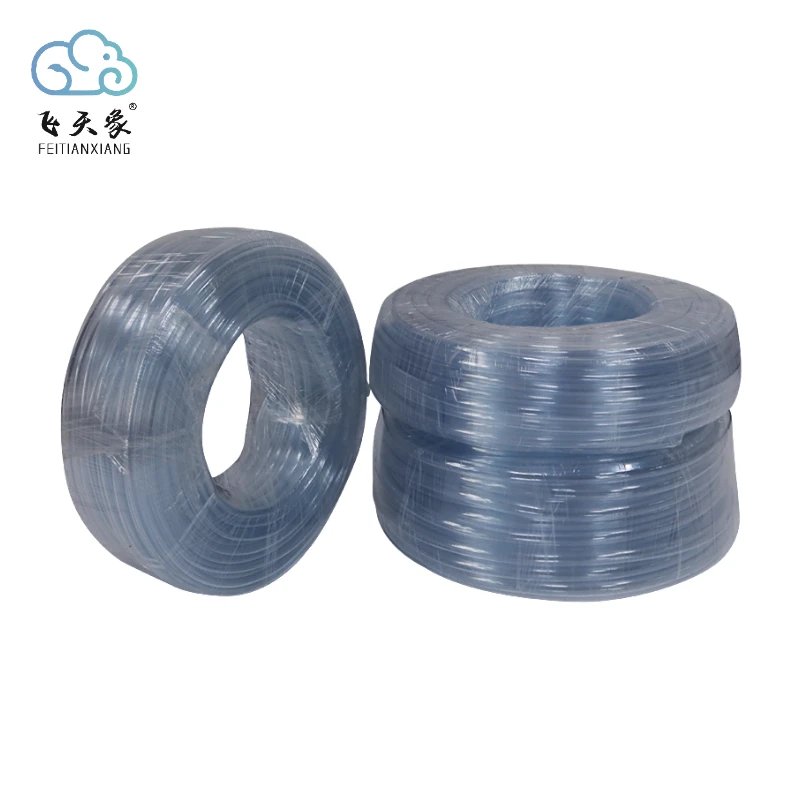 high pressure food medical grade vinyl tubing water oil air pvc clear pipe plastic flexible reinforced transparent hose thin