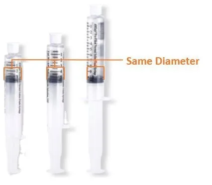 Amsino factory supply disposable plastic Saline Pre-filled IV Flush Syringe with standard plunger rod 3ml 5ml 10ml