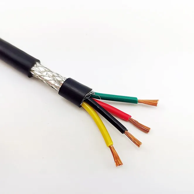 multicore wire shielded Cable 2/3/4/5/6/7/8 Core shielded cable 2 10 c Signal cables Tinned copper/copper  rvvp electric wire