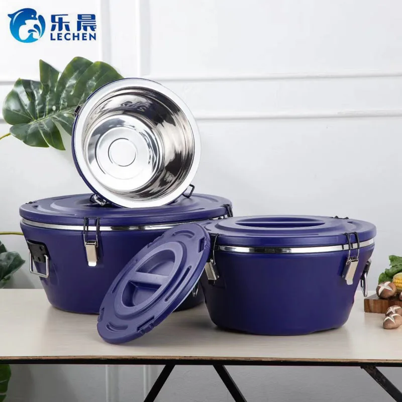 Hot box for food storage Food Warmer hotpot 3pcs set  15L/26L/36L Extra large double insulated bucket picnic ice cooler box