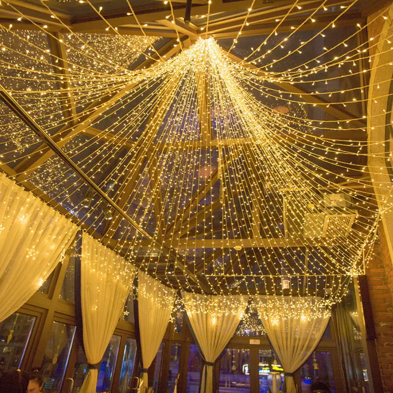 20m 50m 100m Led Fairy Christmas Party Wedding Holiday Decoration Garland Outdoor String Lights