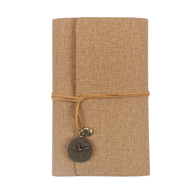 Leather Writing Journal Notebook, 7 Inches Classic Spiral Bound Notebook Refillable Diary Sketchbook Gifts