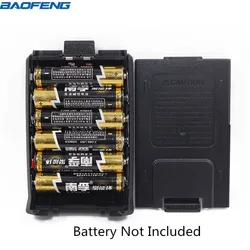 Baofeng UV-5R батарейный отсек 6xAA оболочки черный для Baofeng UV-5R DM-5R плюс серии FM трансивер Walkie Talkie двухстороннее радио иди и болтай Walkie Talkie двухстороннее радио UV5R