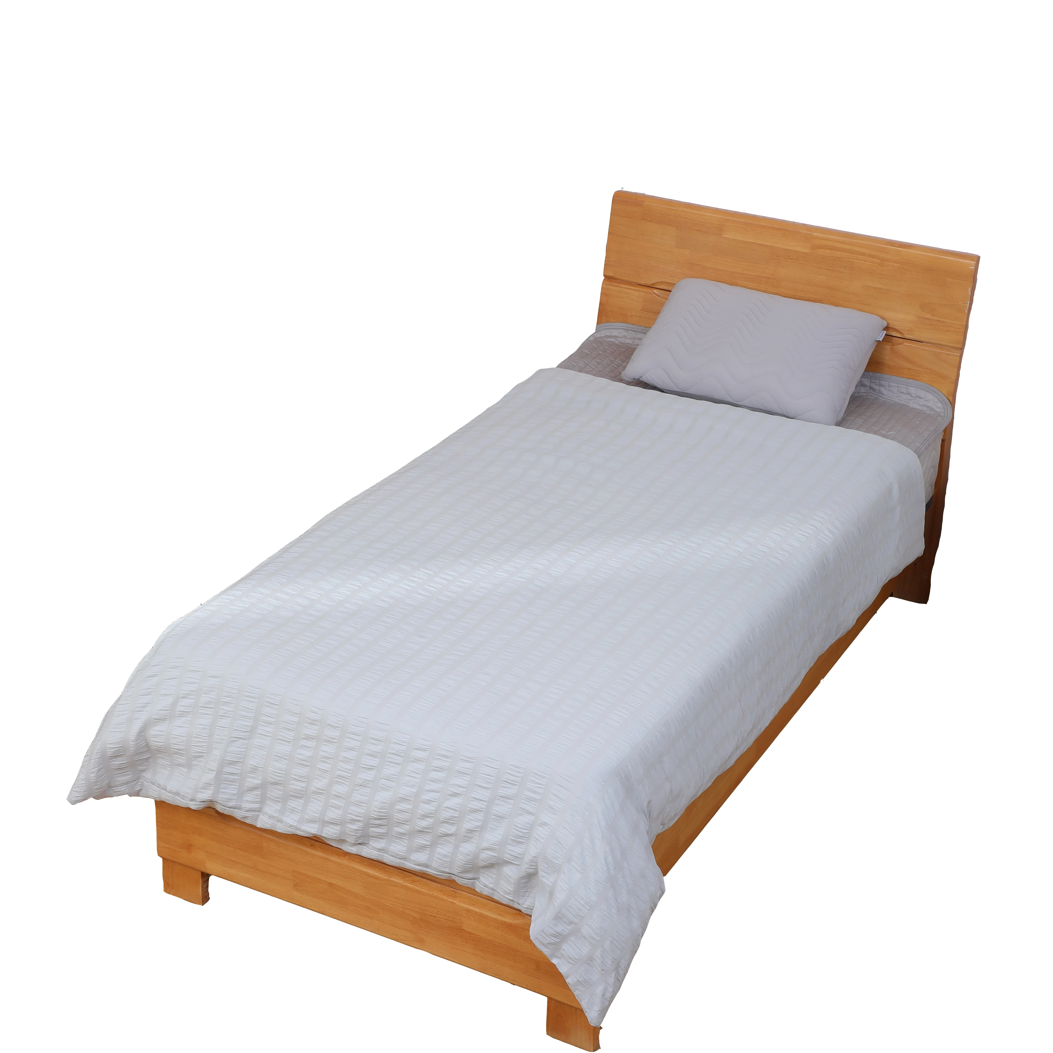 Двухместный пододеяльник синего цвета из 100% промытой