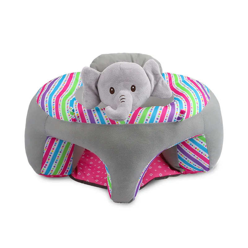 Baby Support Seat Sofa Plush Soft Animal Shaped Baby Learning to Sit Chair Keep Sitting Posture Comfortable Baby